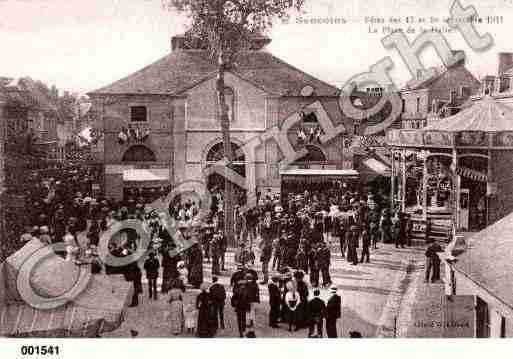 Ville de SANCOINS, carte postale ancienne