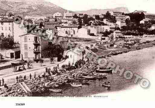 Ville de TOULON, carte postale ancienne