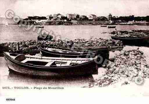 Ville de TOULON, carte postale ancienne