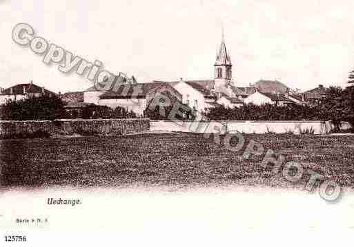 Ville de UCKANGE, carte postale ancienne