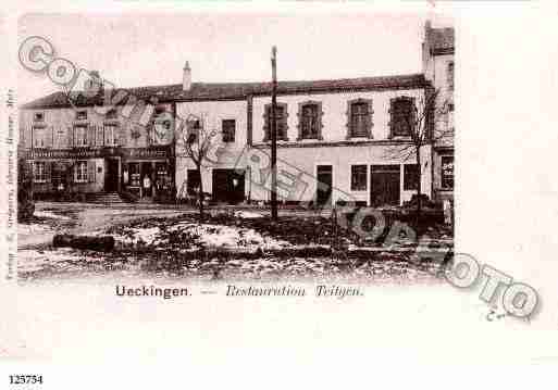 Ville de UCKANGE, carte postale ancienne