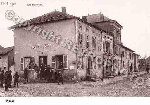 Ville de UCKANGE, carte postale ancienne