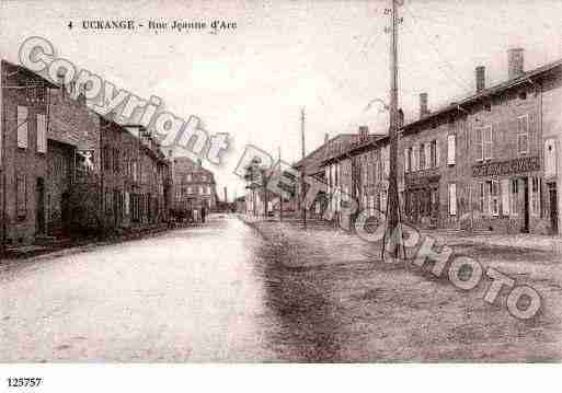 Ville de UCKANGE, carte postale ancienne