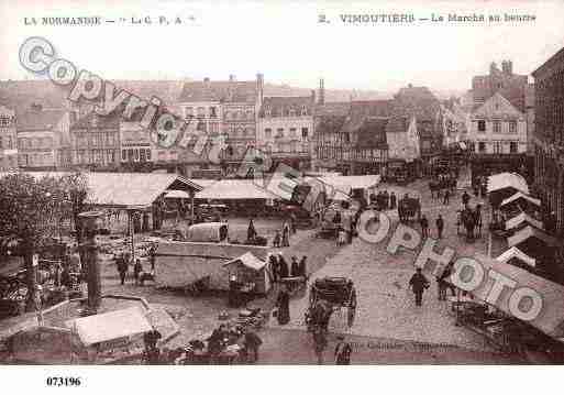 Ville de VIMOUTIERS, carte postale ancienne