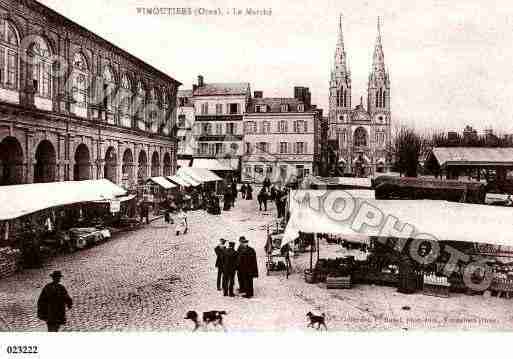 Ville de VIMOUTIERS, carte postale ancienne