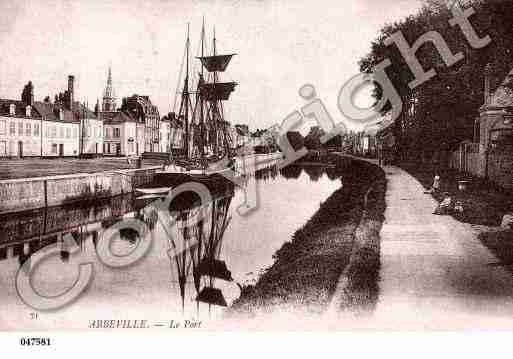 Ville de ABBEVILLE, carte postale ancienne