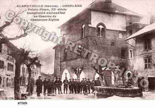 Ville de ALBERTVILLE, carte postale ancienne