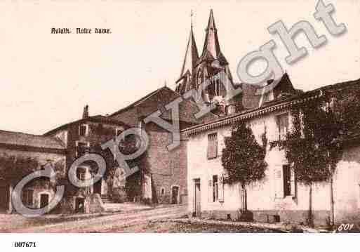 Ville de AVIOTH, carte postale ancienne