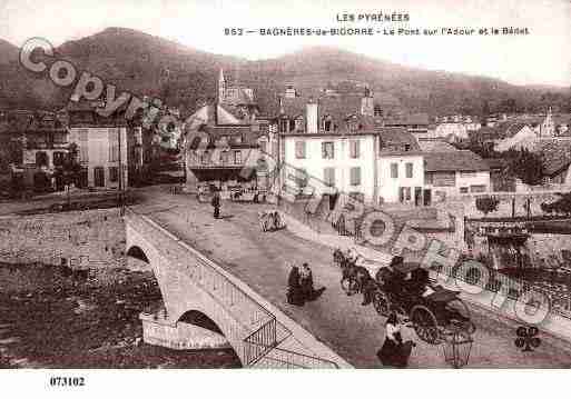 Ville de BAGNERESDEBIGORRE, carte postale ancienne