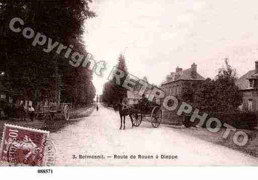 Ville de BELMESNIL, carte postale ancienne