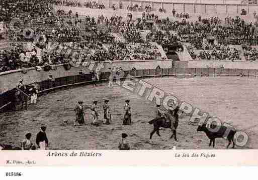 Ville de BEZIERS, carte postale ancienne