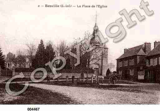 Ville de BOSVILLE, carte postale ancienne