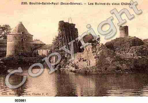 Ville de BOUILLESAINTPAUL, carte postale ancienne