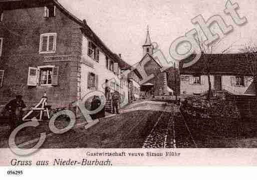 Ville de BOURBACHLEBAS, carte postale ancienne