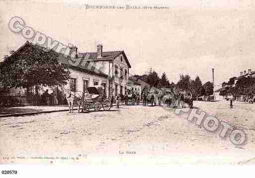 Ville de BOURBONNELESBAINS, carte postale ancienne