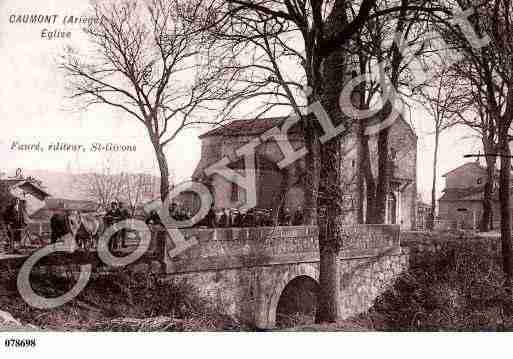 Ville de CAUMONT, carte postale ancienne