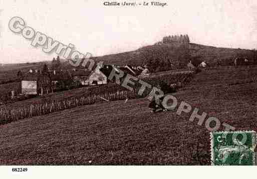 Ville de CHILLE, carte postale ancienne