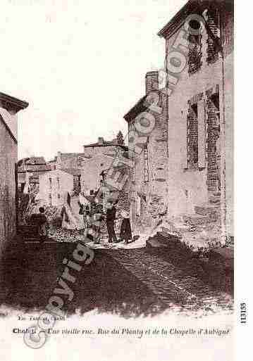 Ville de CHOLET, carte postale ancienne