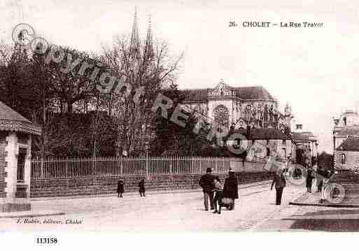 Ville de CHOLET, carte postale ancienne