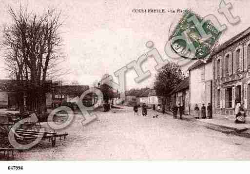 Ville de COULLEMELLE, carte postale ancienne