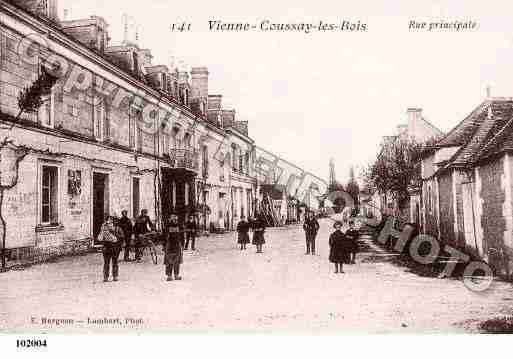 Ville de COUSSAYLESBOIS, carte postale ancienne