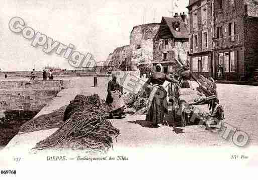 Ville de DIEPPE, carte postale ancienne