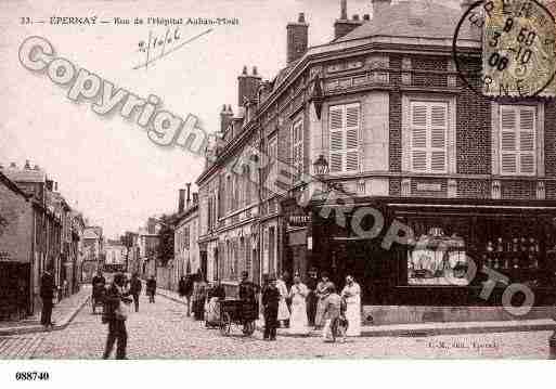 Ville de EPERNAY, carte postale ancienne