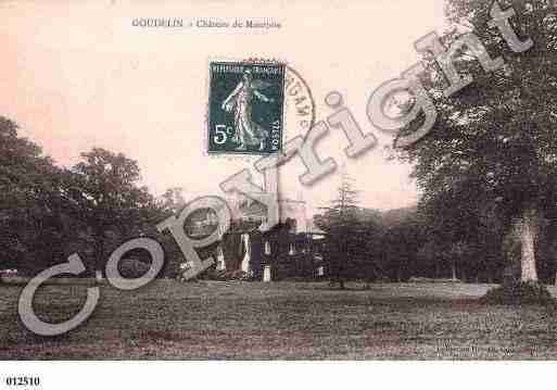 Ville de GOUDELIN, carte postale ancienne