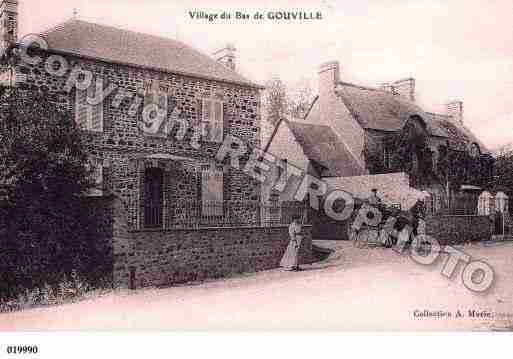 Ville de GOUVILLESURMER, carte postale ancienne