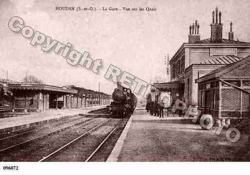 Ville de HOUDAN, carte postale ancienne