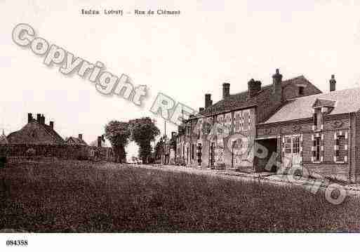 Ville de ISDES, carte postale ancienne