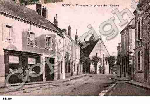 Ville de JOUY, carte postale ancienne