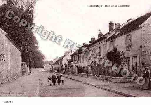 Ville de LAMORLAYE, carte postale ancienne