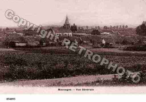 Ville de MAUVAGES, carte postale ancienne