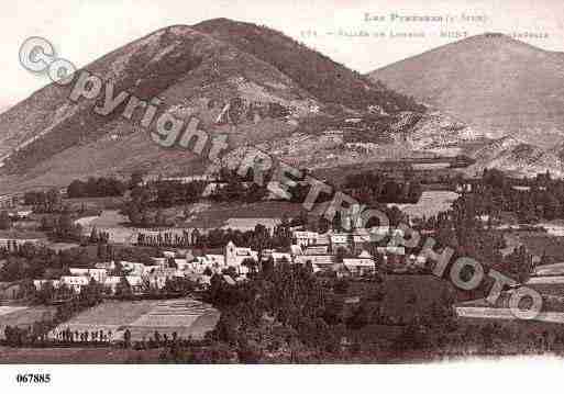 Ville de MONT, carte postale ancienne