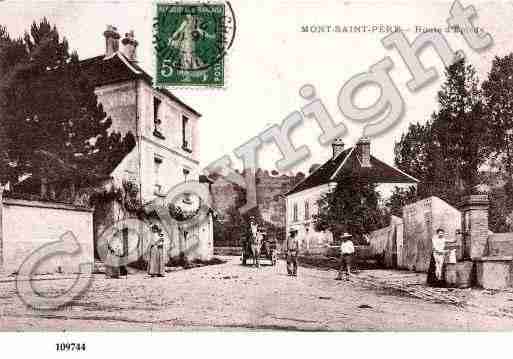 Ville de MONTSAINTPERE, carte postale ancienne