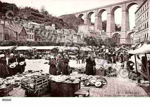 Ville de MORLAIX, carte postale ancienne