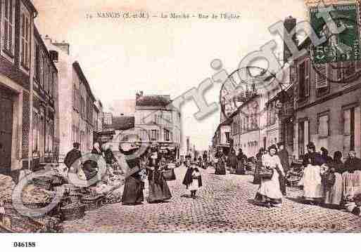 Ville de NANGIS, carte postale ancienne