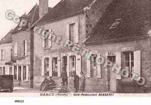 Ville de NARCY, carte postale ancienne