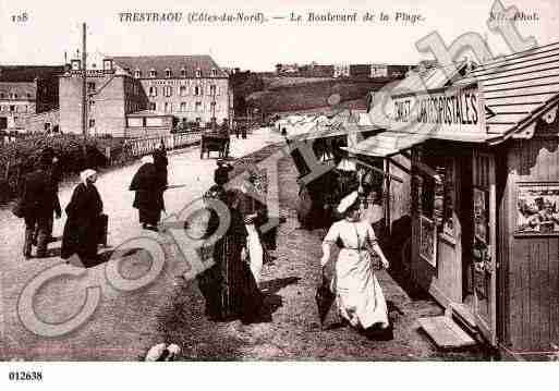 Ville de PERROSGUIREC, carte postale ancienne