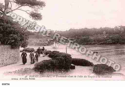 Ville de PORNIC, carte postale ancienne