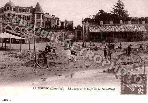 Ville de PORNIC, carte postale ancienne