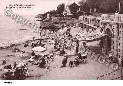 Ville de PORNIC, carte postale ancienne