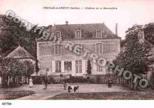 Ville de PRUILLELECHETIF, carte postale ancienne