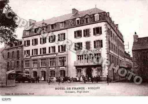 Ville de ROSCOFF, carte postale ancienne