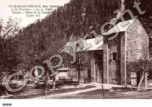 Ville de SAINTMARTINVESUBIE, carte postale ancienne