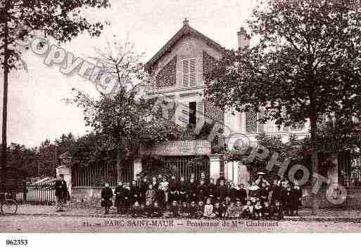 Ville de SAINTMAURDESFOSSES, carte postale ancienne