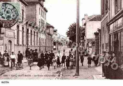 Ville de SAINTMAURDESFOSSES, carte postale ancienne