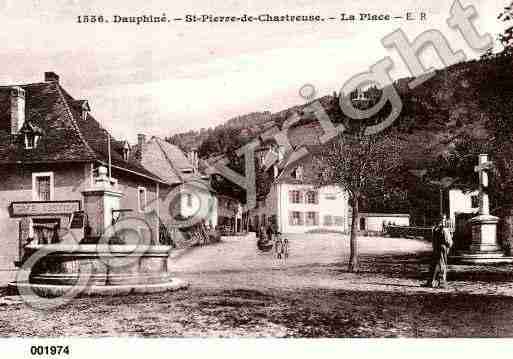 Ville de SAINTPIERREDECHARTREUSE, carte postale ancienne