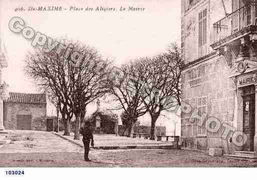 Ville de SAINTEMAXIME, carte postale ancienne